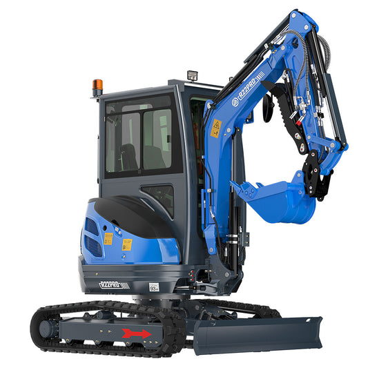 R22  cab (heating and cooling air conditioner) + telescopic side swing Kubota D1105 [LP02010981U03]