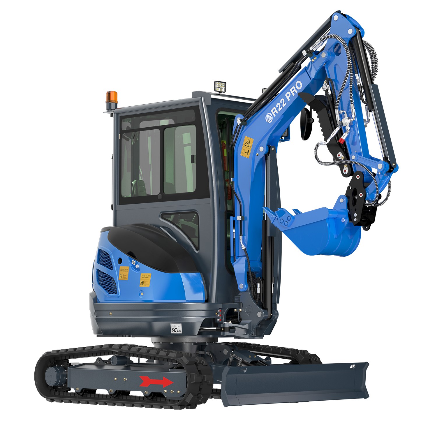 R22  cab (heating and cooling air conditioner) + telescopic side swing Kubota D1105 [LP02010981]