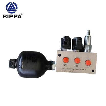 R18\R22\R32 Tailless Kubota internal motor. 22W electromagnetic oil source valve + accumulator purchase parts [LP0115030017]