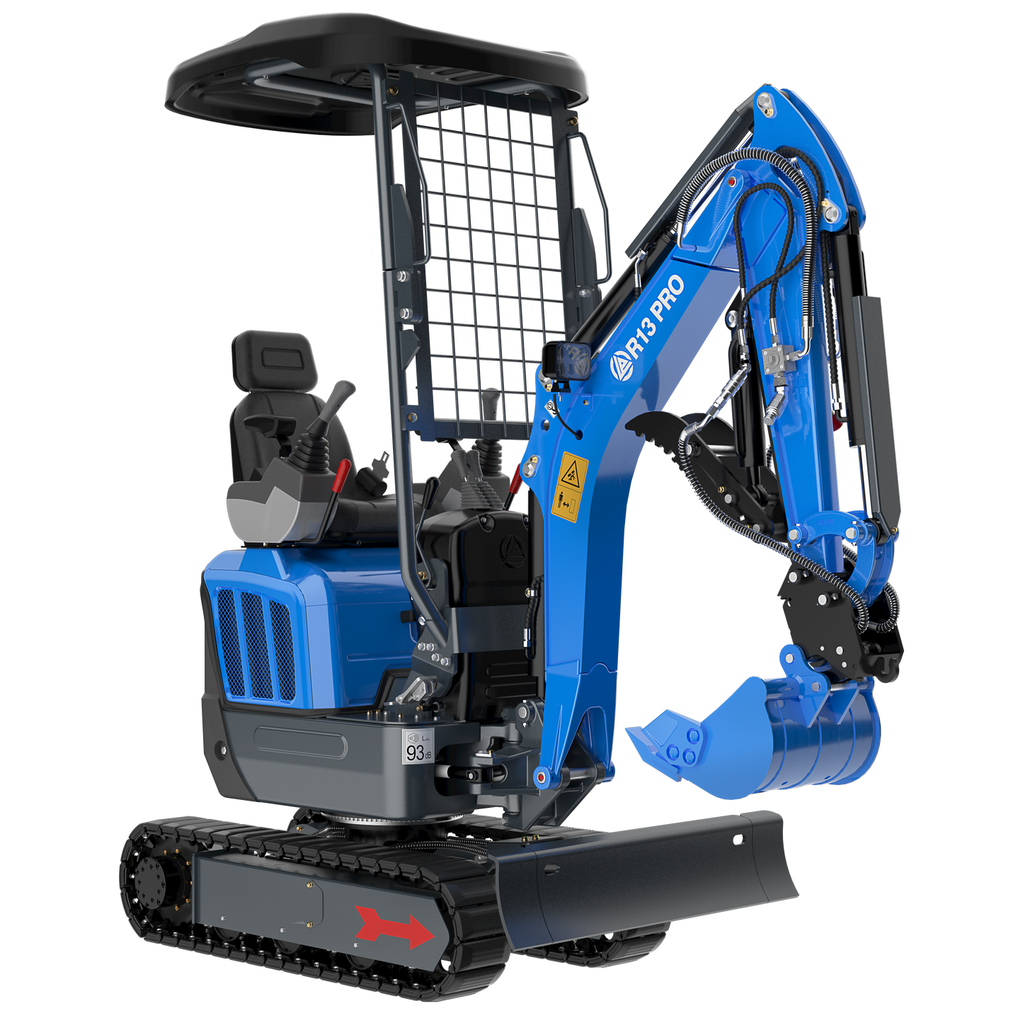 R13 pilot + roof + telescopic side swing Kubota D722 [LP02010979]