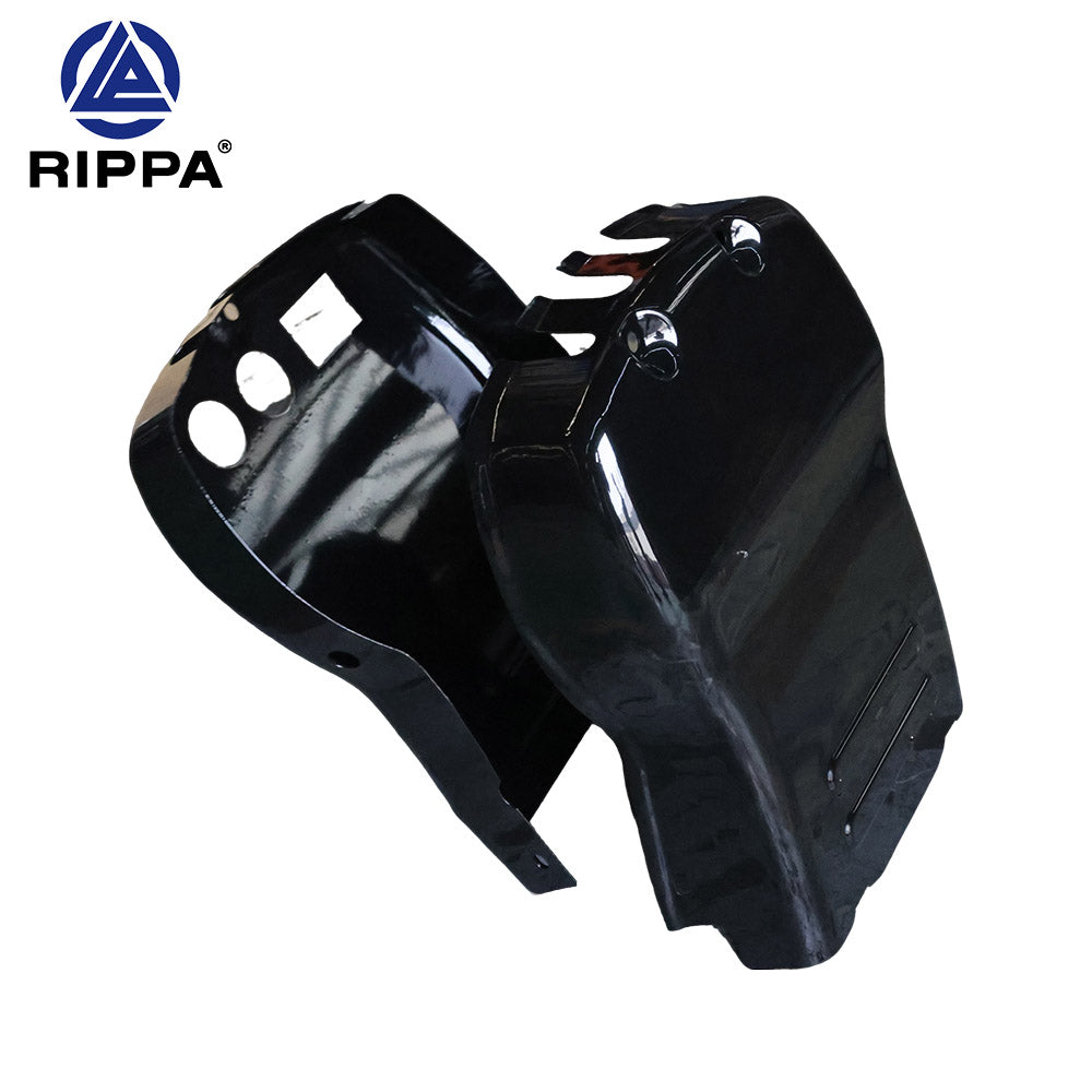 R10-5XDLGS\R10-5XDJBTS\R10-5XDLG\R10-5XDJBT 100-2 multi-way valve guard (front and rear complete set) spray-coated - black RAL9004 [LP0112013544]