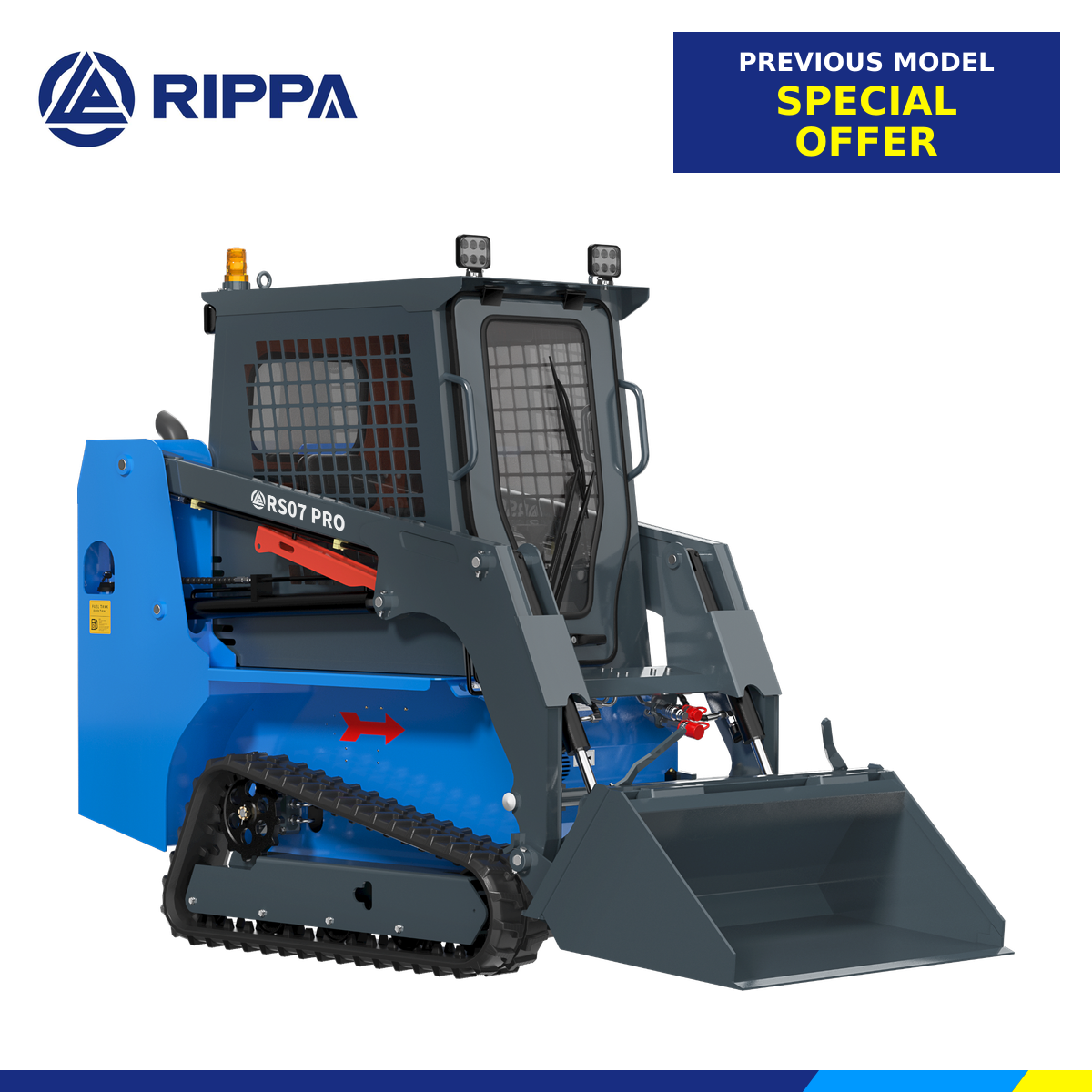 RS07 Crawler travel Kubota D1105 (Euro 5/EPA4) [LP02280002]